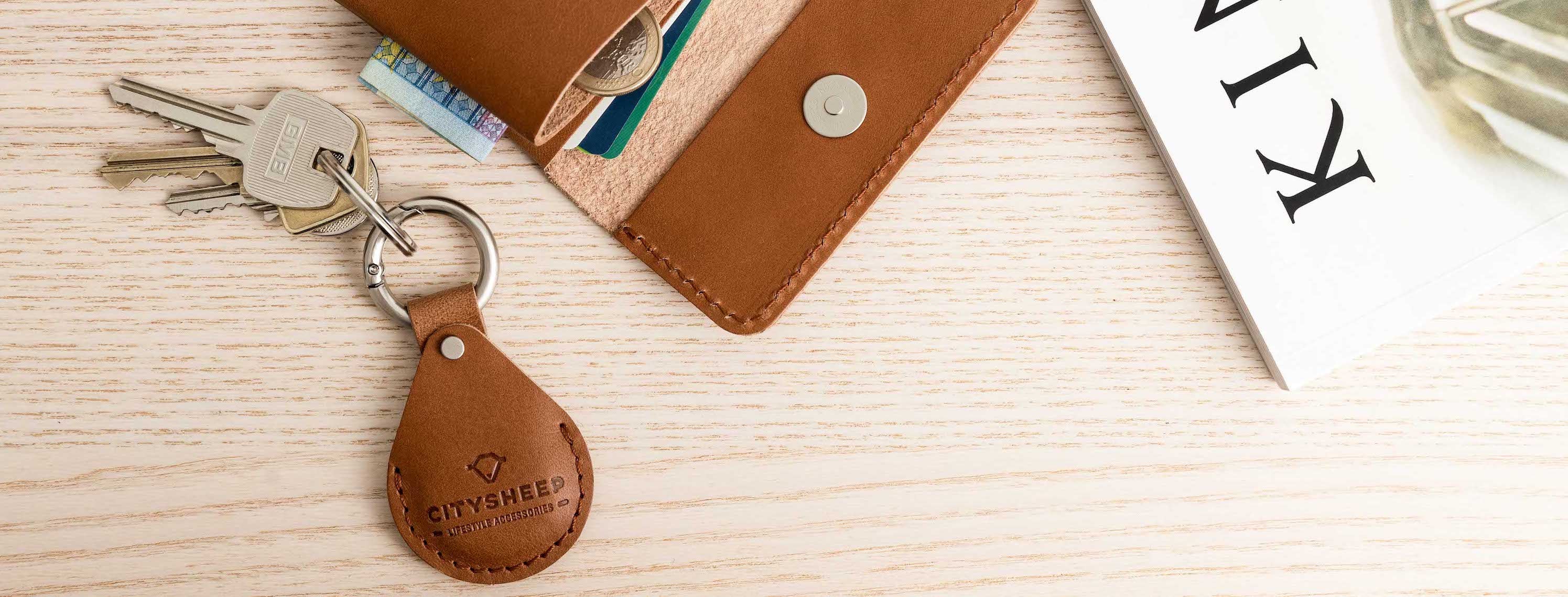 Leather AirTag Holders