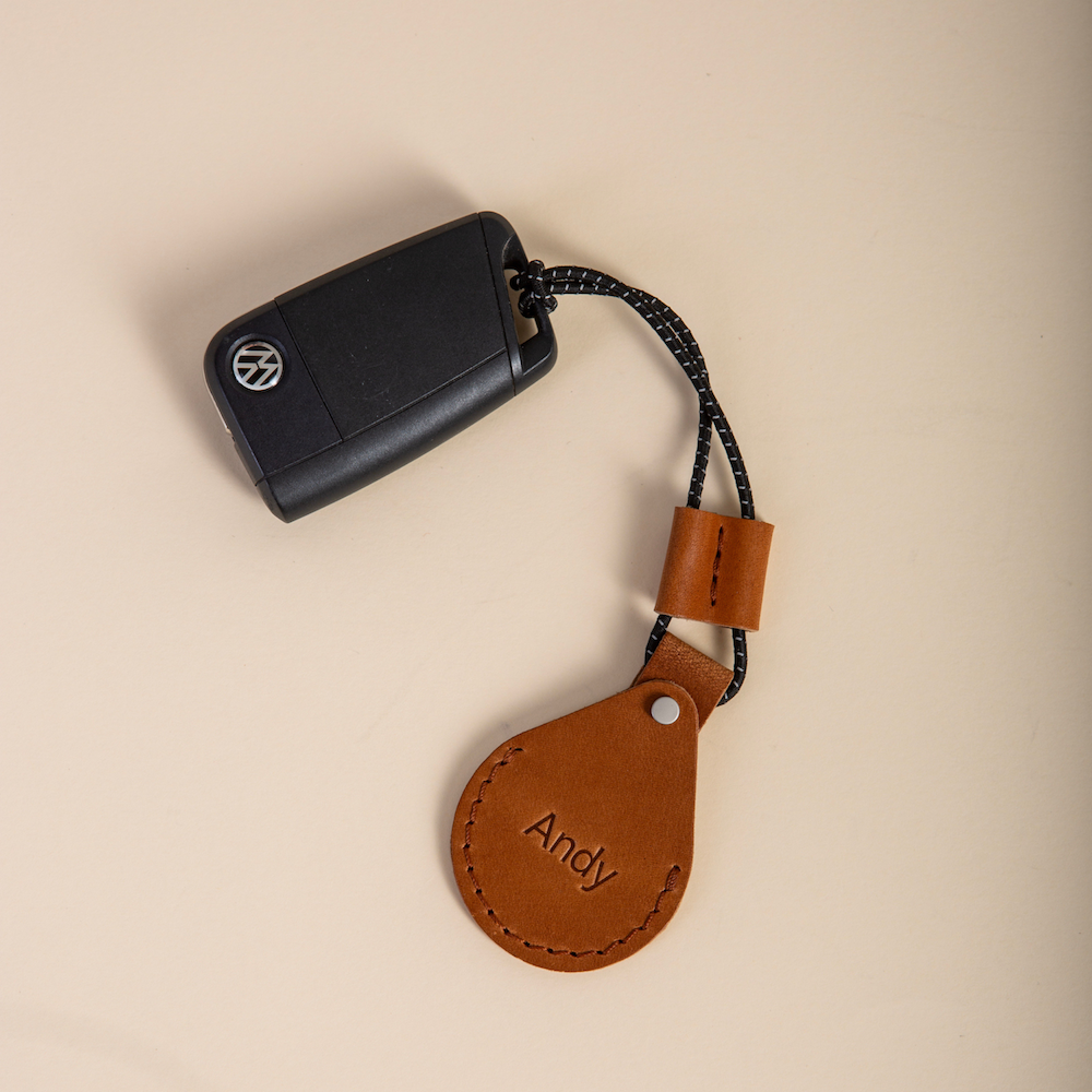 Leather AirTag Holder