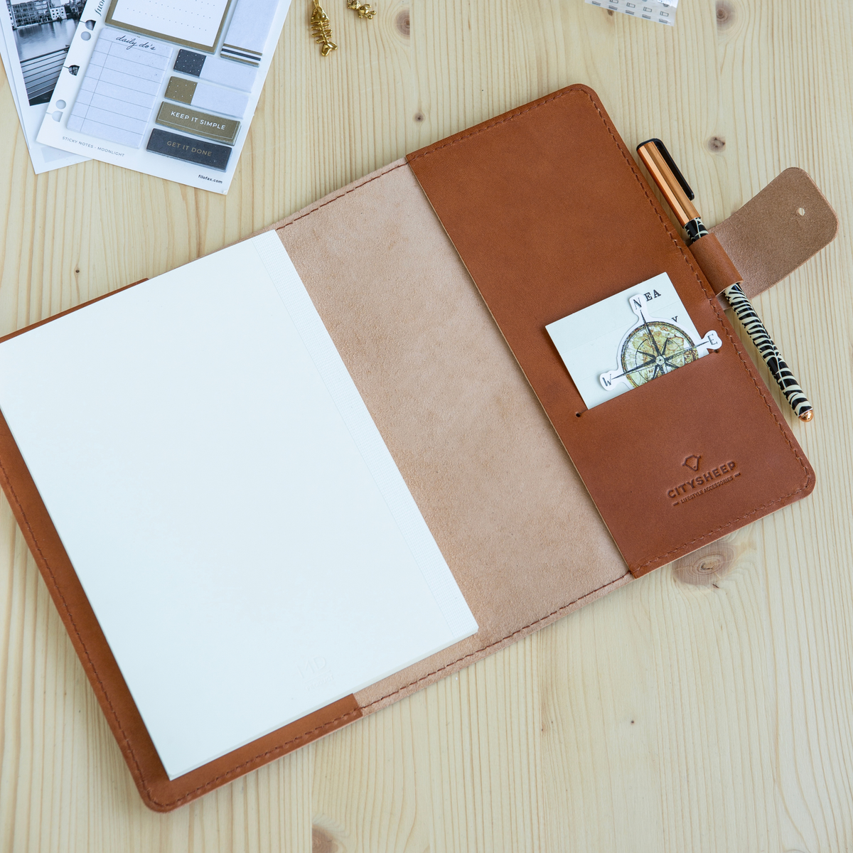 Leather Notebook CLASSIC/ Whisky
