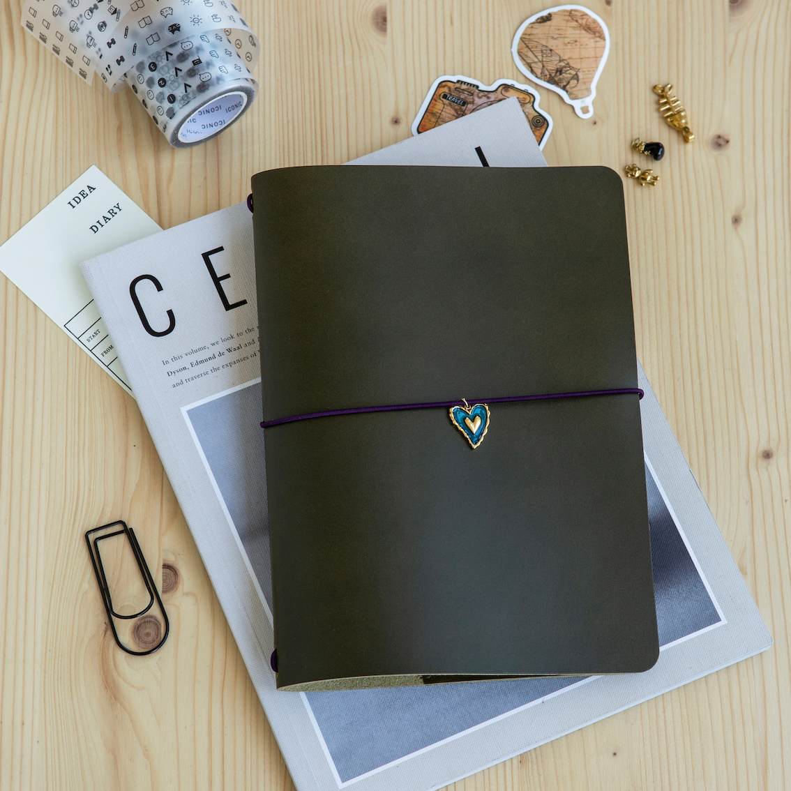 Journal For Travelling SLIM FIT/ Olive green