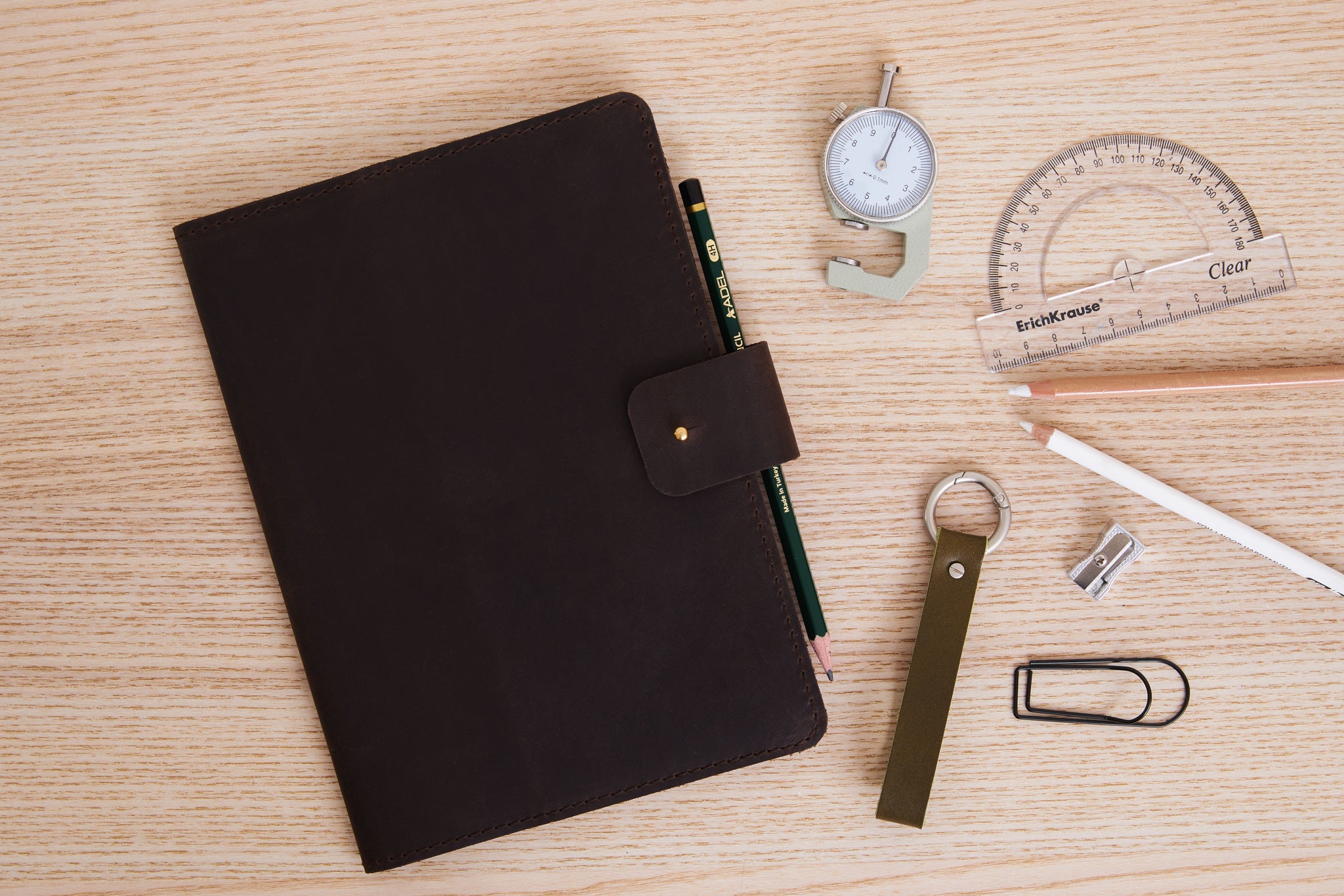 a5 leather notebook cover
