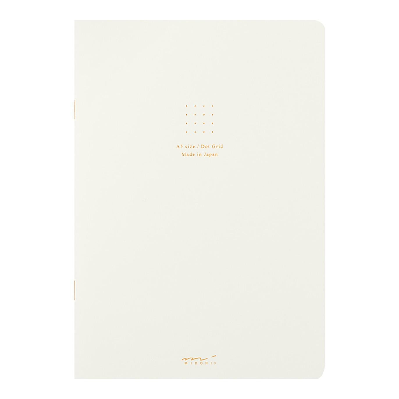 Midori Notebook A5 Color Dot Grid White