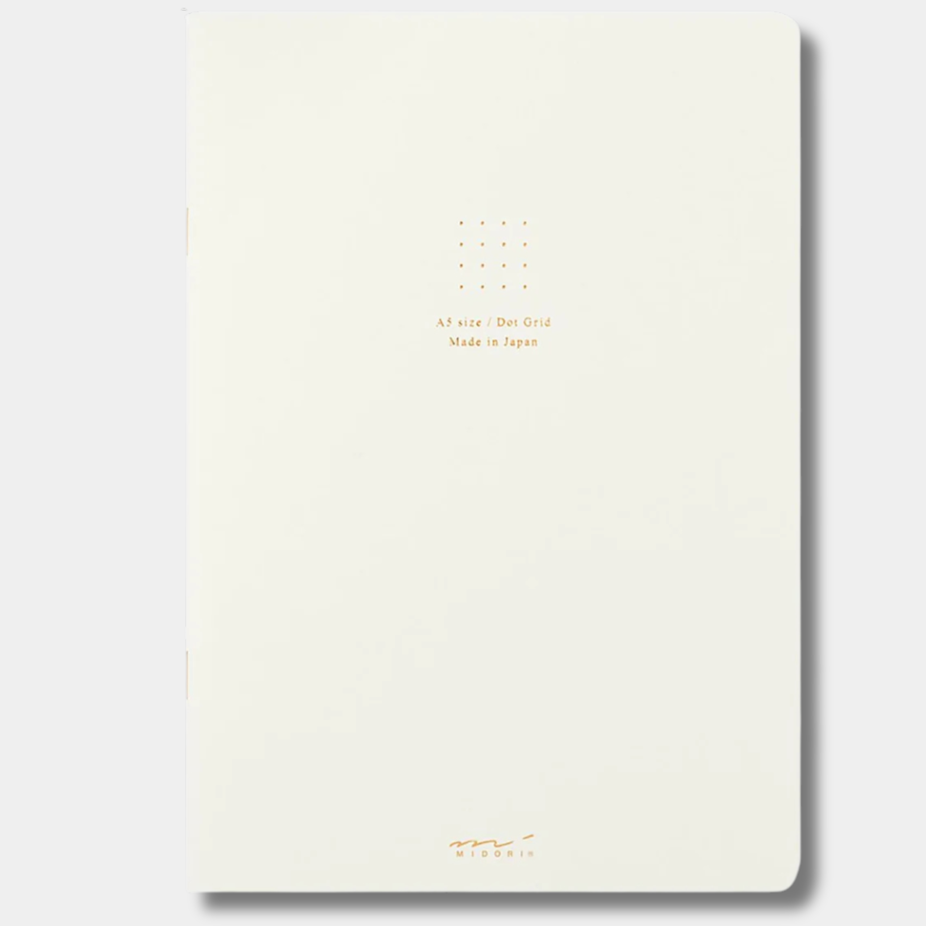 Midori Notebook A5 Color Dot Grid White