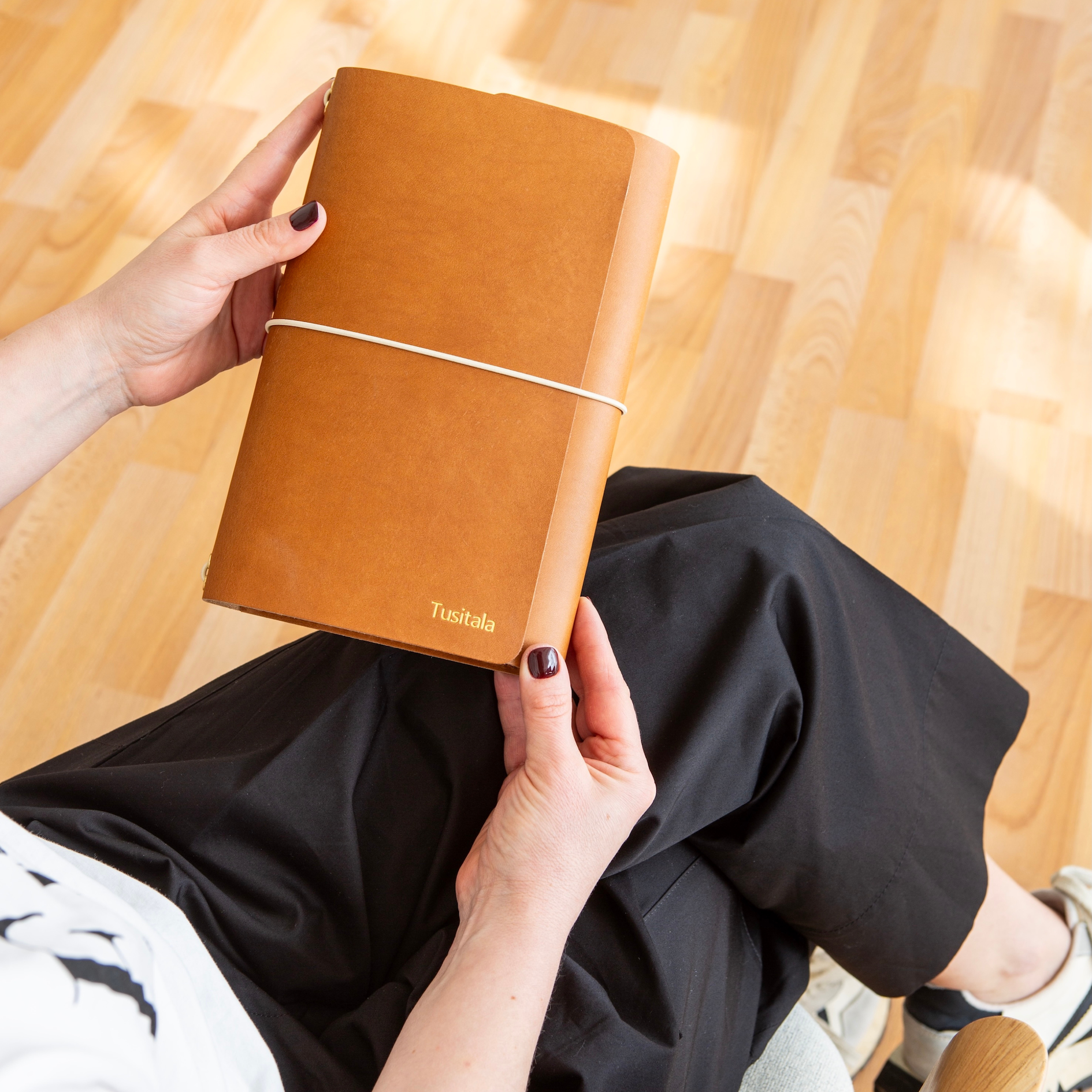 Odinė užrašinė CARRY ALL/ Šviesiai ruda