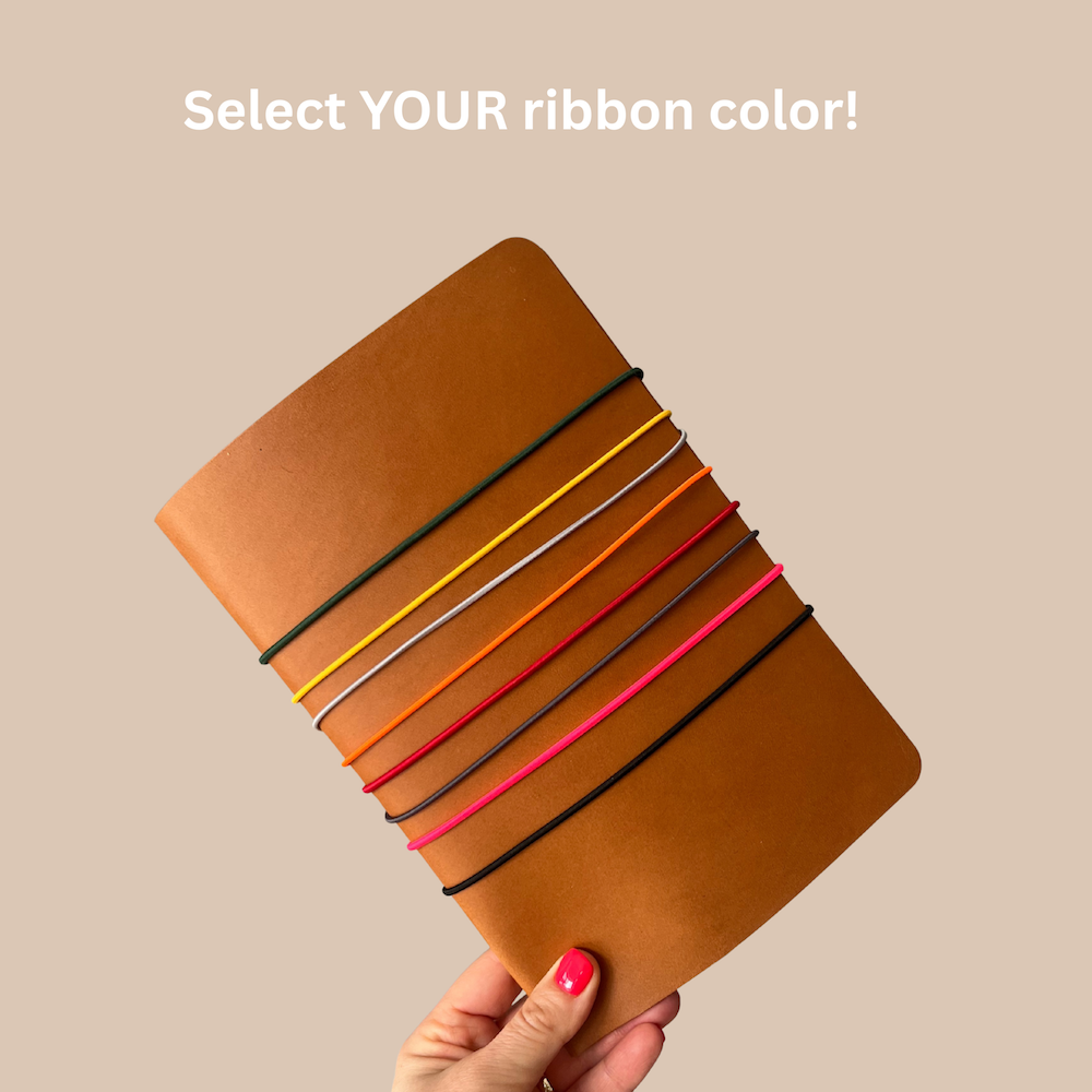 Leather Journal with Pockets CARRY MORE/ Tanned