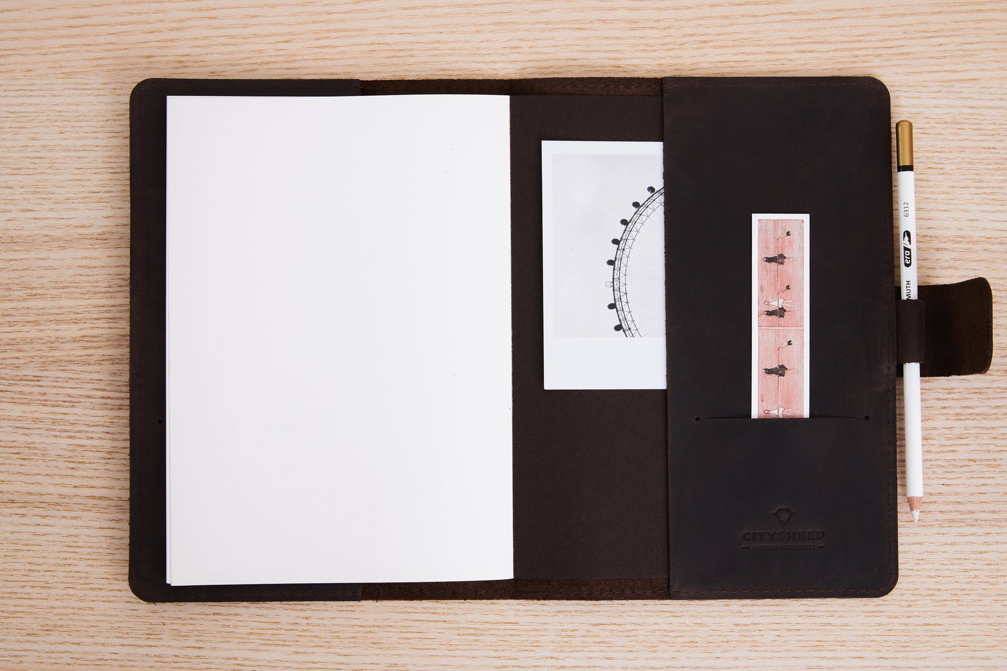 a5 leather notebook cover