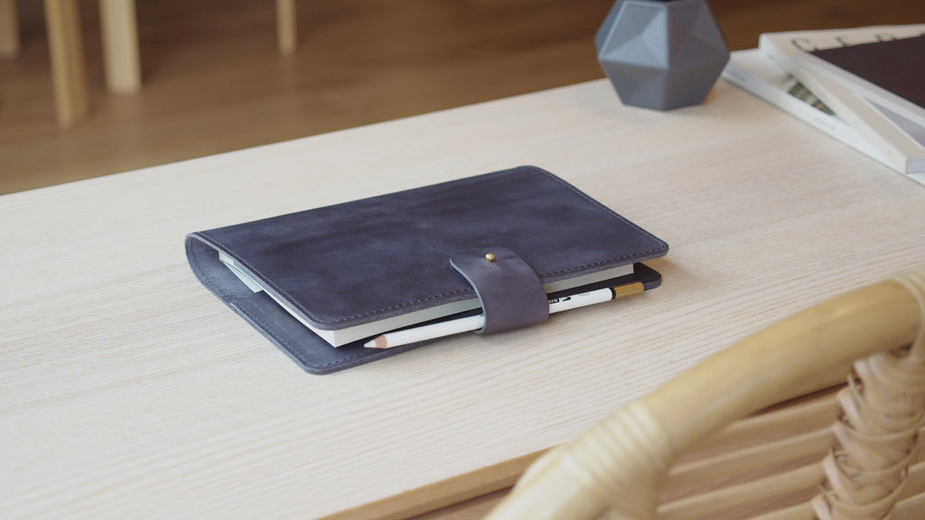 a5 leather notebook cover