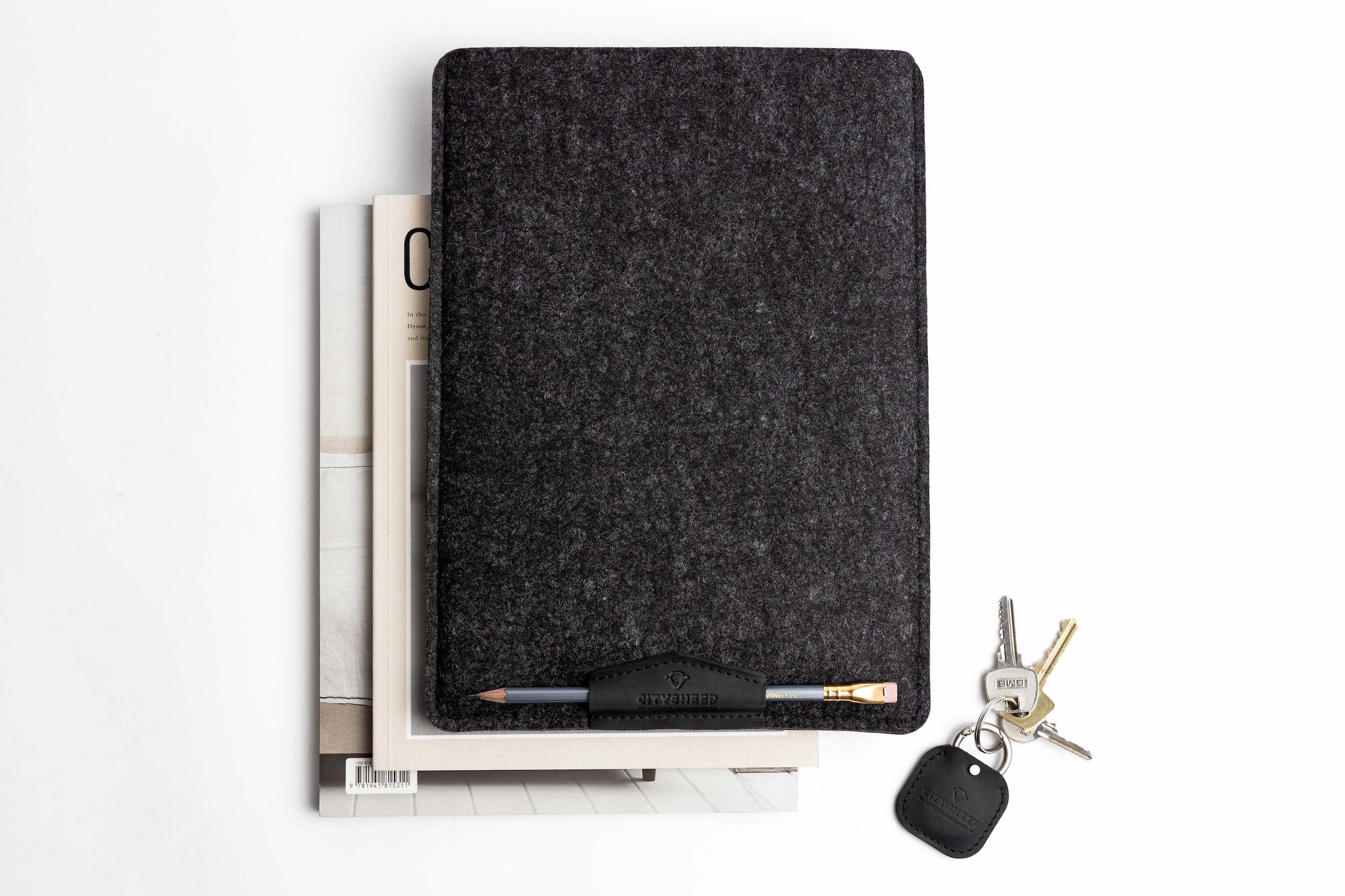 MacBook Laptop Sleeve made from Pure Merino wool felt