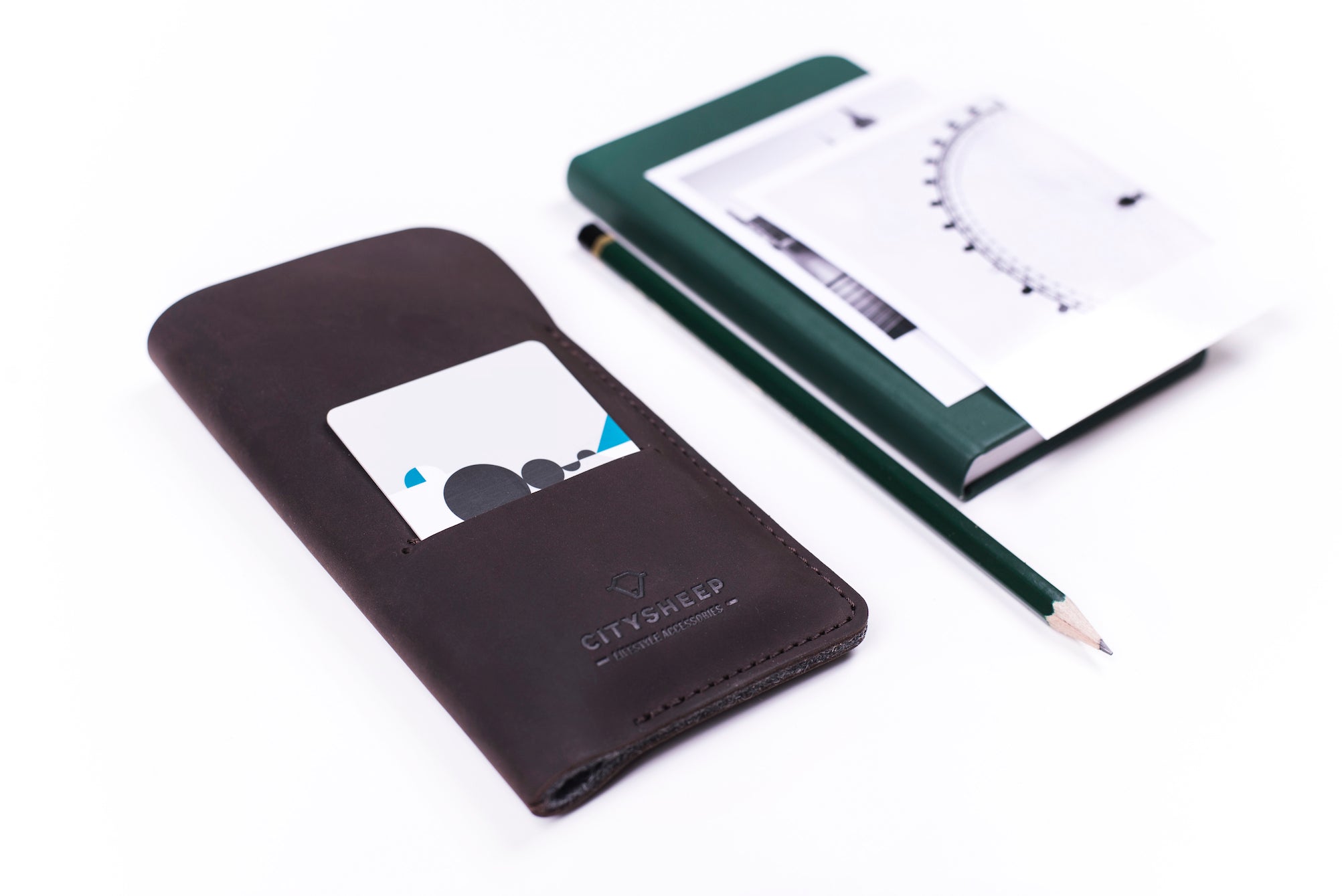 Wallet case for iPhone/ Oak Brown