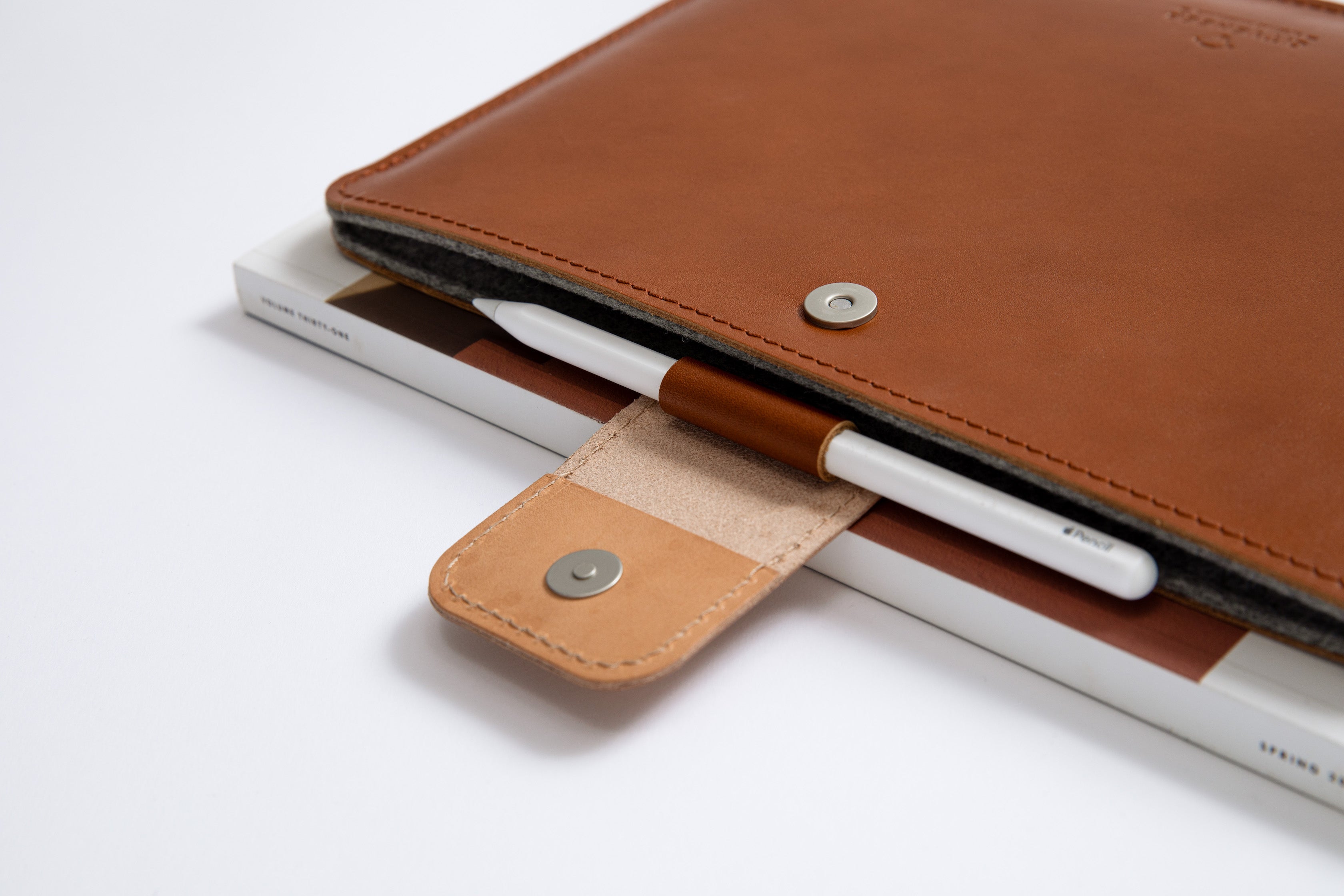 Leather iPad Pro 13 cases and sleeves