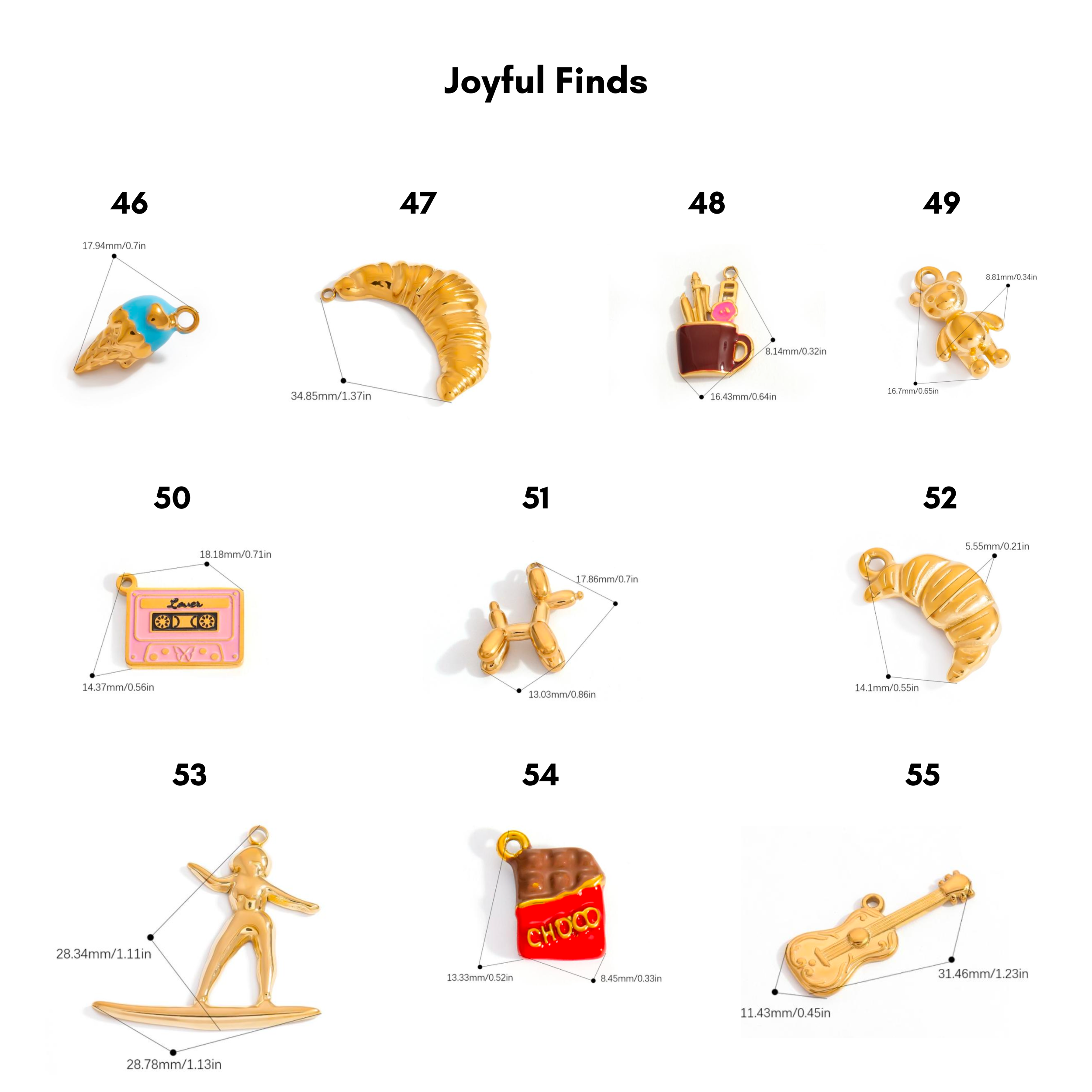 Personalized charms for your leather journal