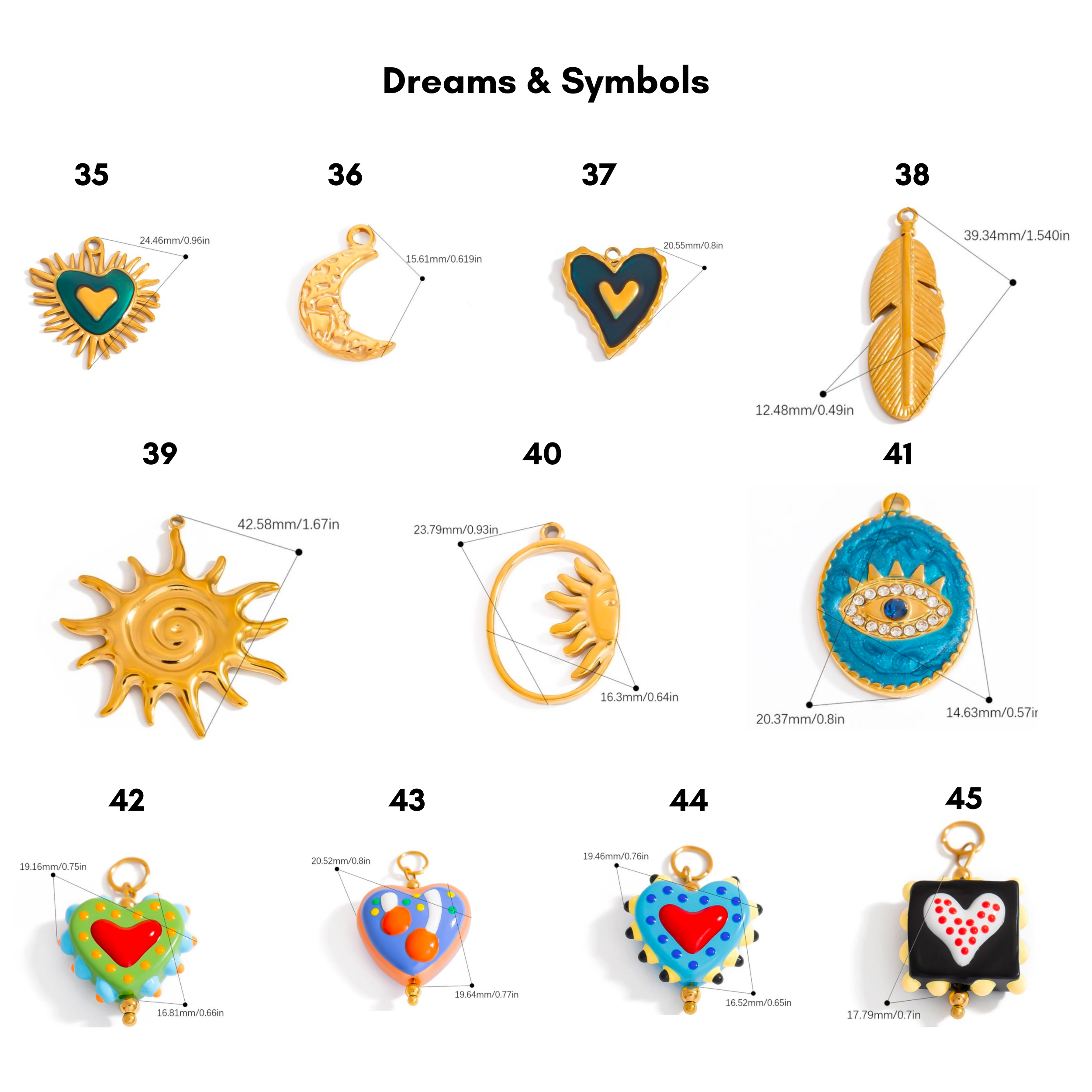 Personalized charms for your leather journal