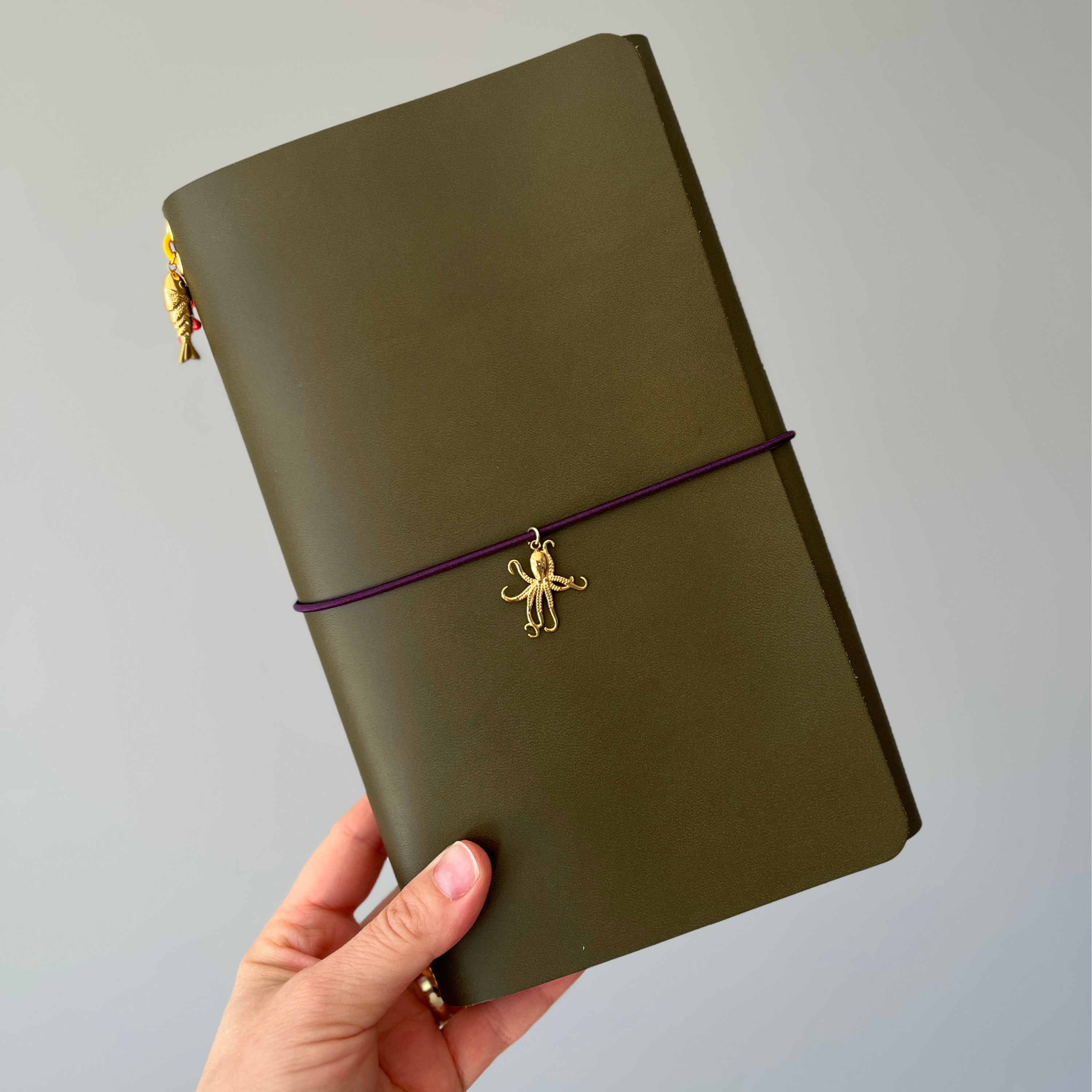 Personalized charms for your leather journal