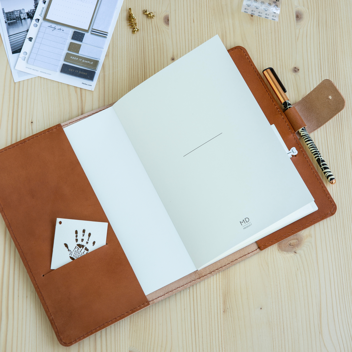 Leather Notebook CLASSIC/ Whisky