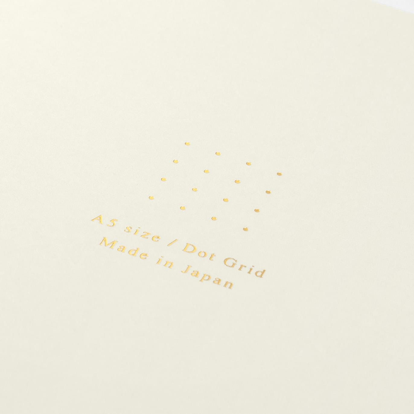 Midori Notebook A5 Color Dot Grid White