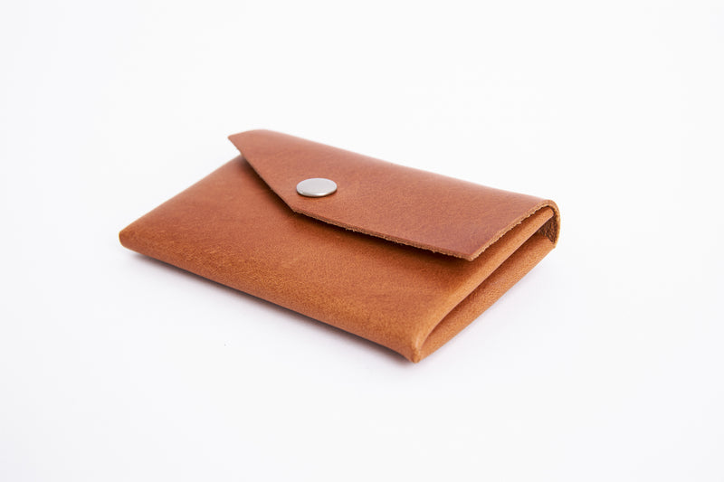 Minimalist seamless wallet/ Tanned