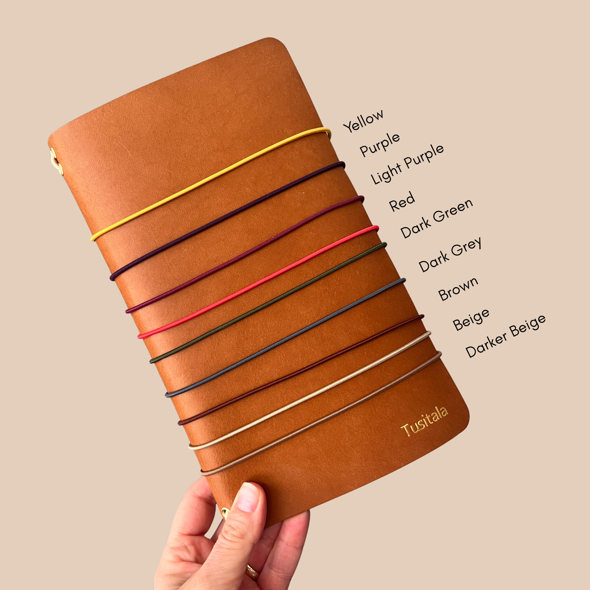 Ribbon kit for leather journals