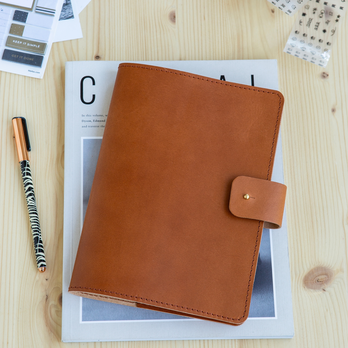 Leather Notebook CLASSIC/ Whisky