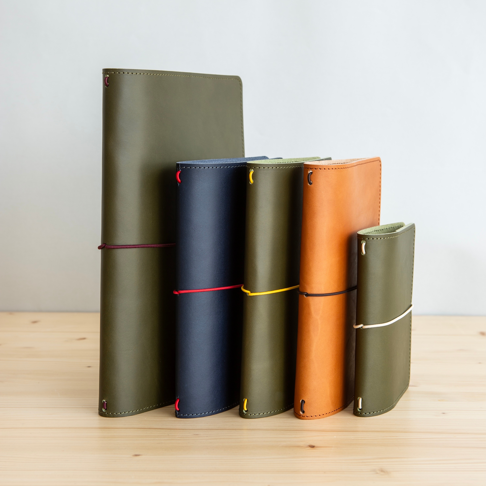 Leather Journal Cover CARRY MORE/ Deep Blue