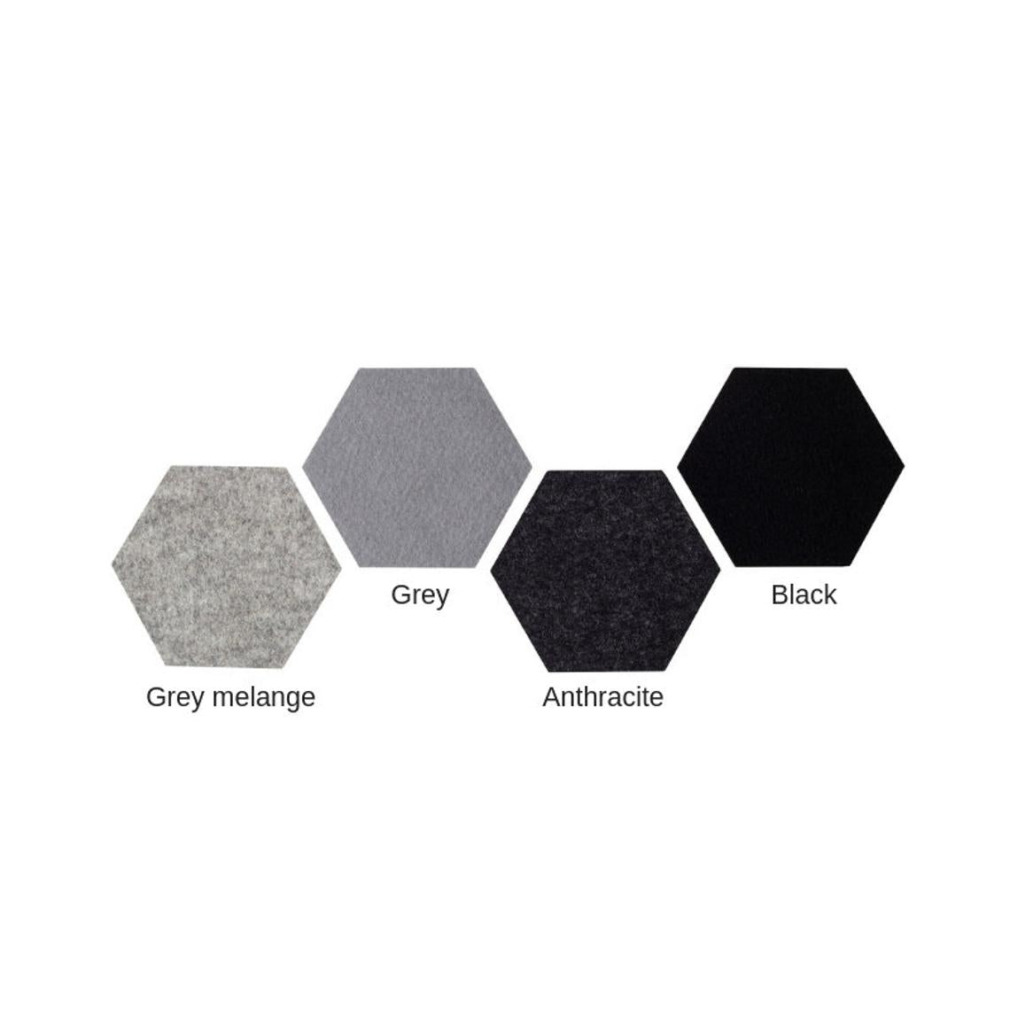 Natural wool felt coasters (set of 4 coasters)