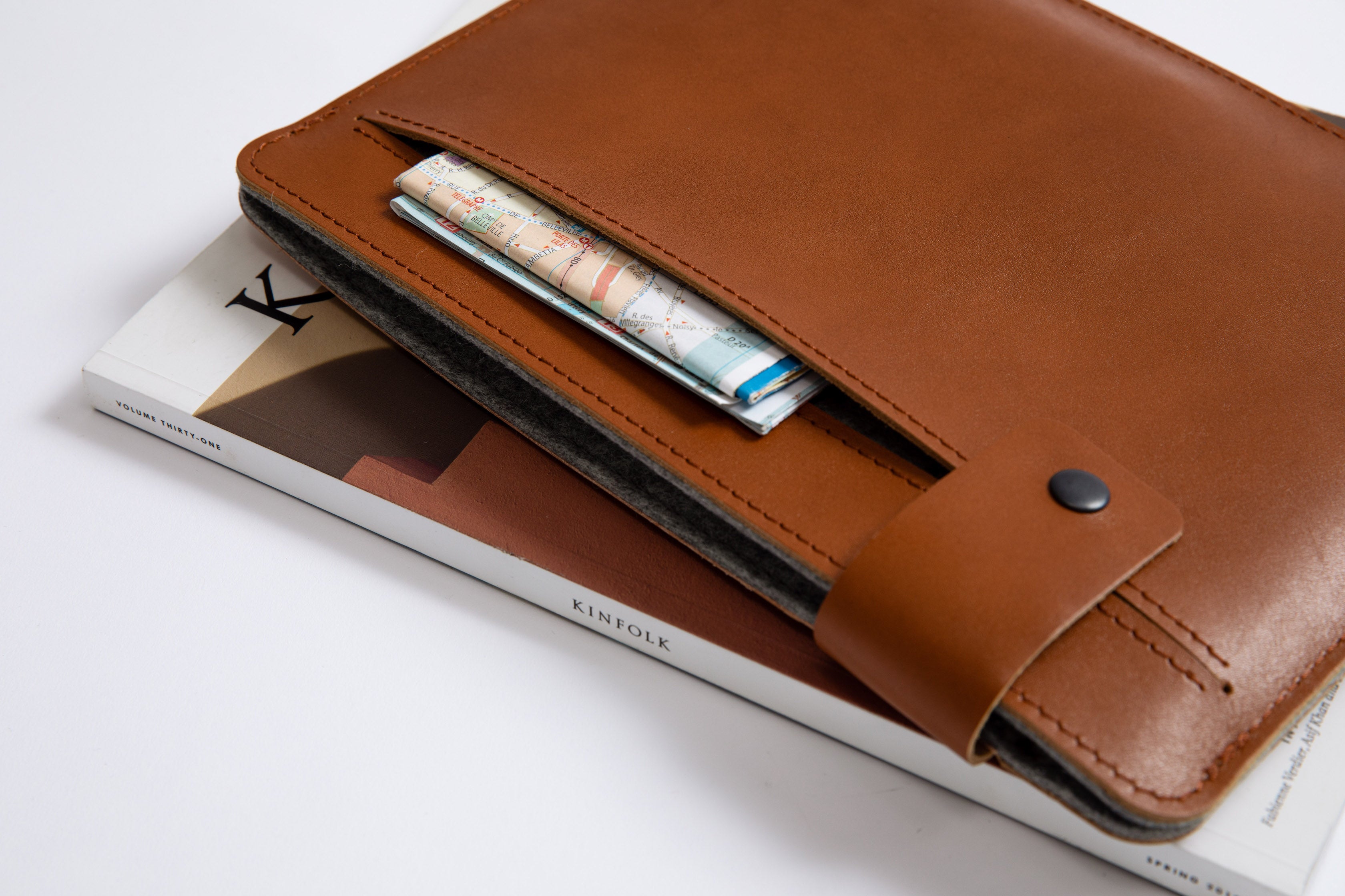 SLIM FIT iPad Case Sleeve/ Vegetable Tanned/ SLIM FIT