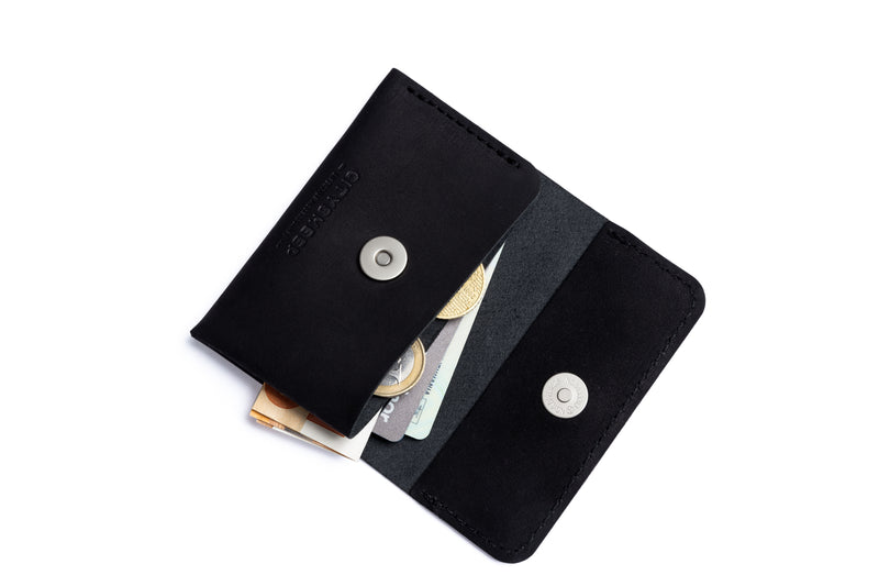 Minimalist wallet/ CLASSY BLACK